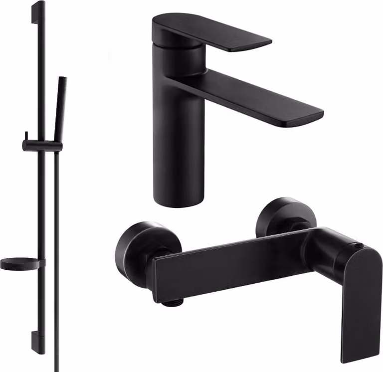 Mexen Zero DS70 set doccia, nero - 71104DS70-70