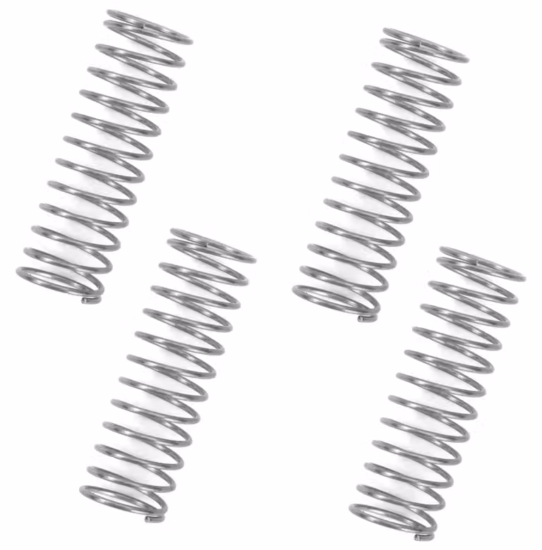 Molle a compression, 60 mm, acciaio inossidabile 304, 1,4x20 mm, confezione da 4 pezzi