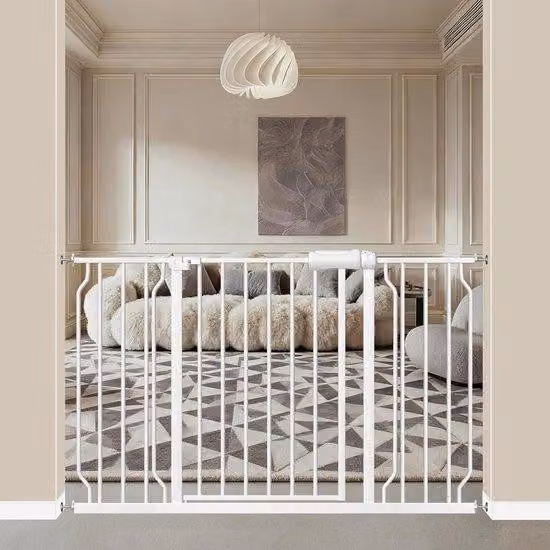 Barriere di sicurezza per bambini - Sicurezza per bambini - Chiusura automatica - Larghezza 122-134 cm - Bianco