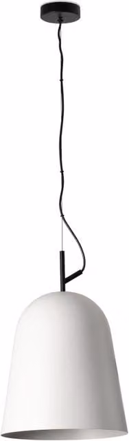 Lampada a sospensione STUDIO 290 Faro Barcelona in metallo bianco con altezza regolabile