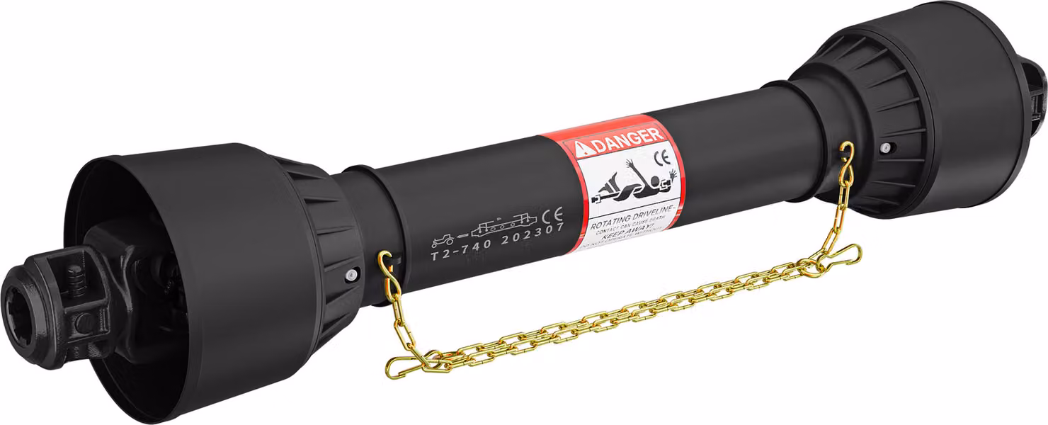Albero cardanico T2 Albero cardanico 740 mm 270 Nm 540 giri/min, albero cardanico, 23 kW (31 CV), 2x 1 3/8" 6 denti