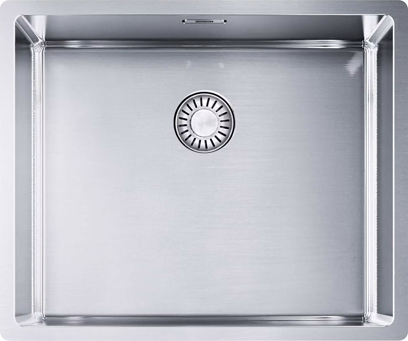 Cassetta Franke, BXX 210/110-50, valvola a pulsante, 540 x 450 mm, acciaio inox 127.0375.273