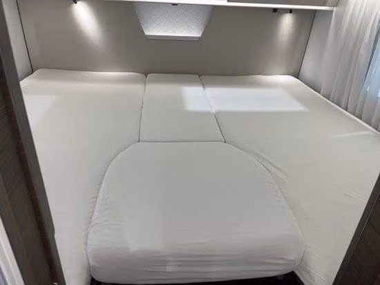 Set di lenzuola Ibbenzoa® da 4 pezzi per materassi da camper, 100% cotone, lenzuolo con angoli 150x200 cm, copripiumino 140x200 cm, federa e cuscino, adatto per cuscini fino a 15 cm di altezza