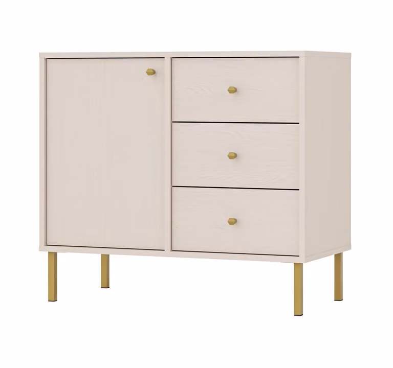 Cassettiera IROS 2 - beige / oro