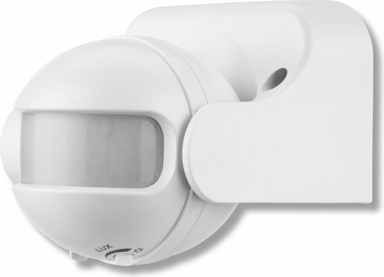Sensore di movimento esterno REV, grado di protezione IP44, luce regolabile, colore bianco