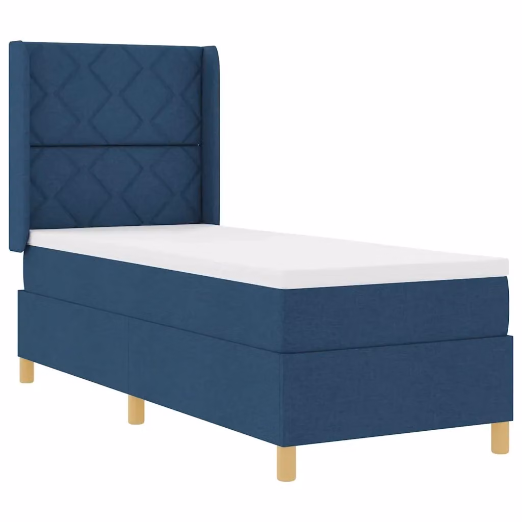 Letto a molle con materasso vidaXL in tessuto blu con illuminazione sottostante L/P/H: 80 x 200 x 147 cm – 2
