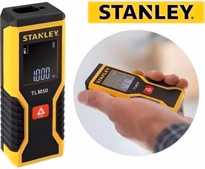 Livella laser Stanley TLM50 STHT1-77409, portata 15 m, precisione 3 mm