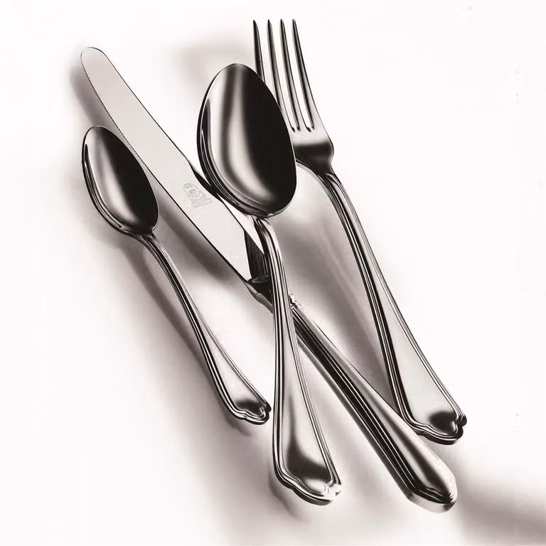 Servizio posate in acciaio inox linea Leonardo 24 pezzi
