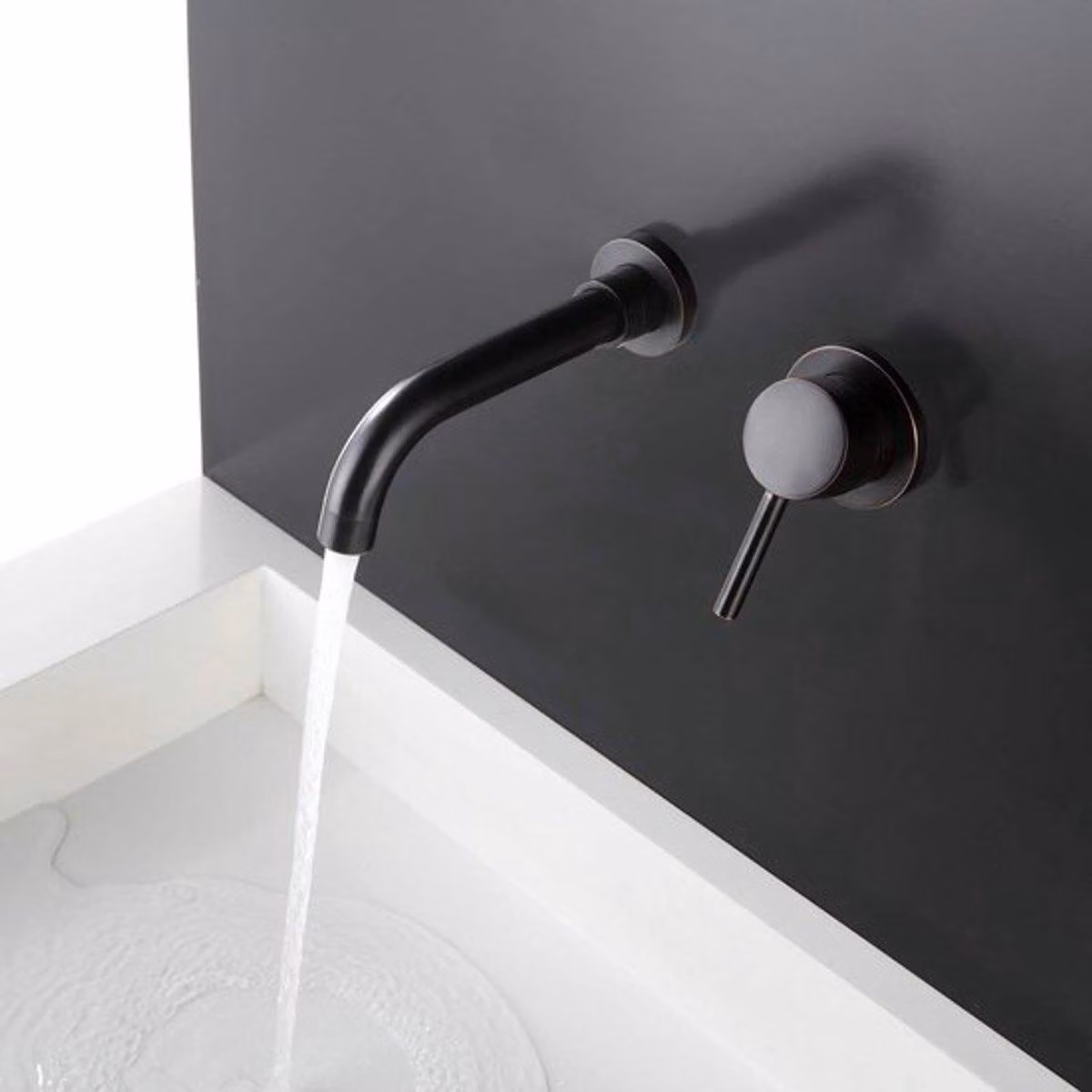 Miscelatori per bagno - Colore: nero - Valvola in Vetroceramica - Materiale: ottone - Lunga durata