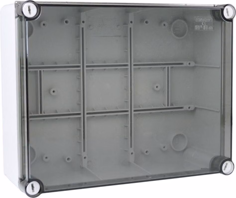 Scatola di giunzione 240x190x90 mm Scatola di giunzione a montaggio superficiale Scatola di giunzione ermetica industriale 010.A.PK.VO M-L 0005