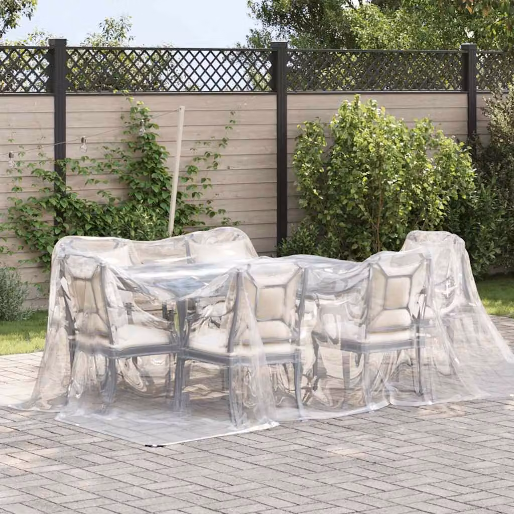 Telone trasparente con occhielli 3x4 m in polietilene
