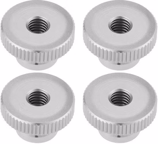 Bulloni a testa esagonale M6 - 12x20mm - Acciaio inossidabile 304 - Confezione da 4 - Per stampanti 3D - Resistenti e compatti