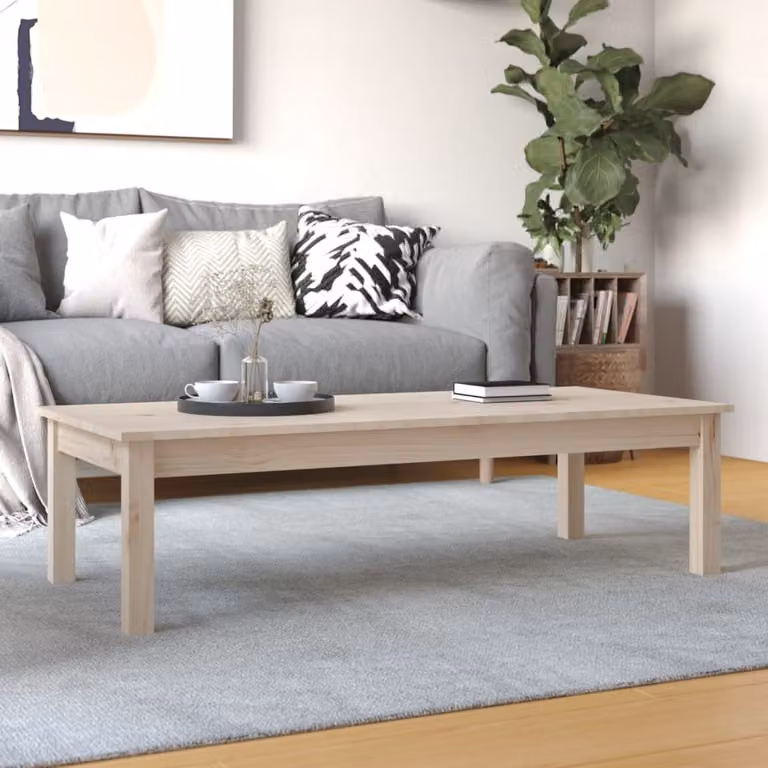 Maison Exclusive - Tavolino da salotto 110x50x30 cm in legno massello di pino