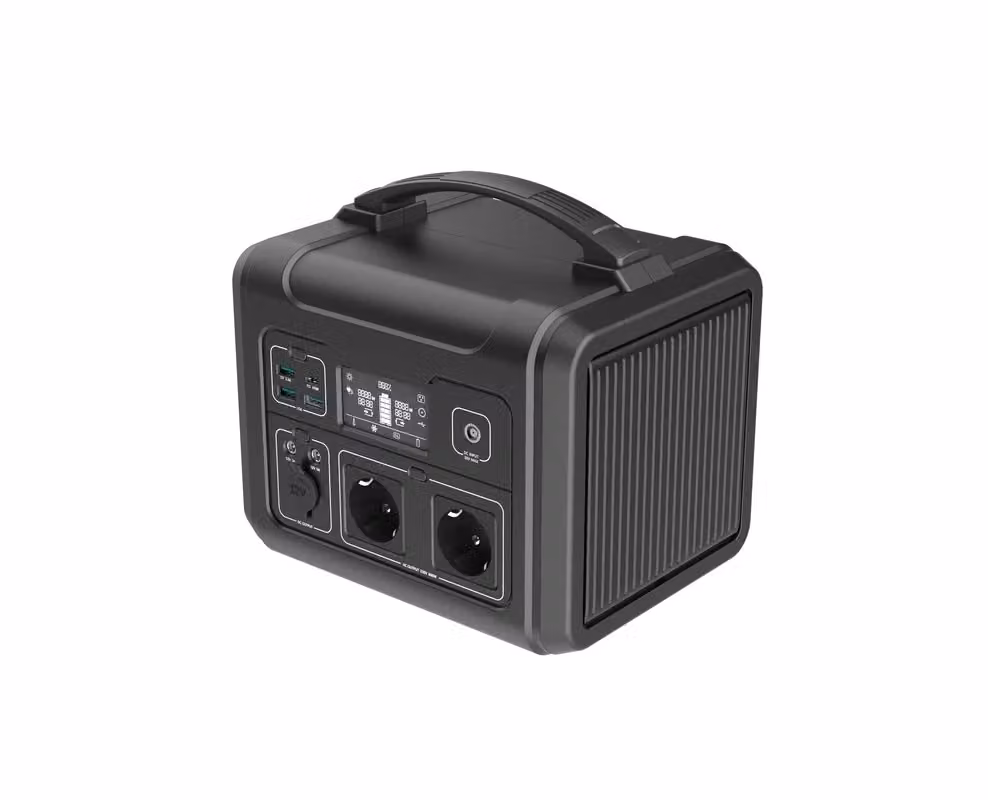 EZVIZ PS600 Stazione di alimentazione portatile nera con capacità 607Wh e display smart – 2