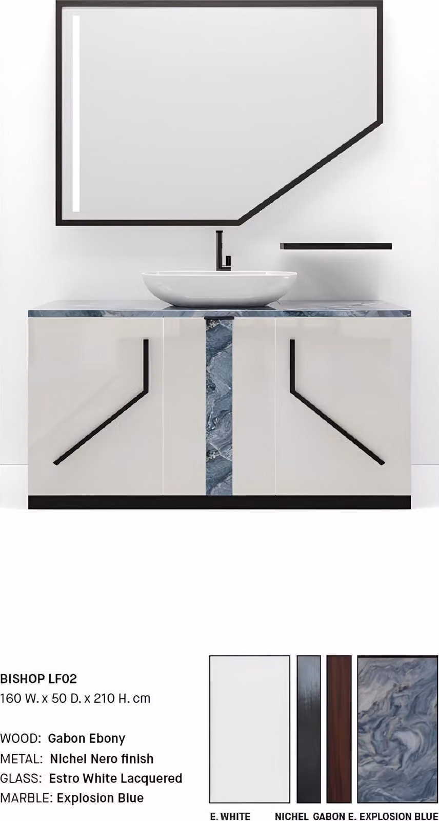 Weiß Badezimmer Waschbecken Armaturen Badezimmer Möbel Italien Stil