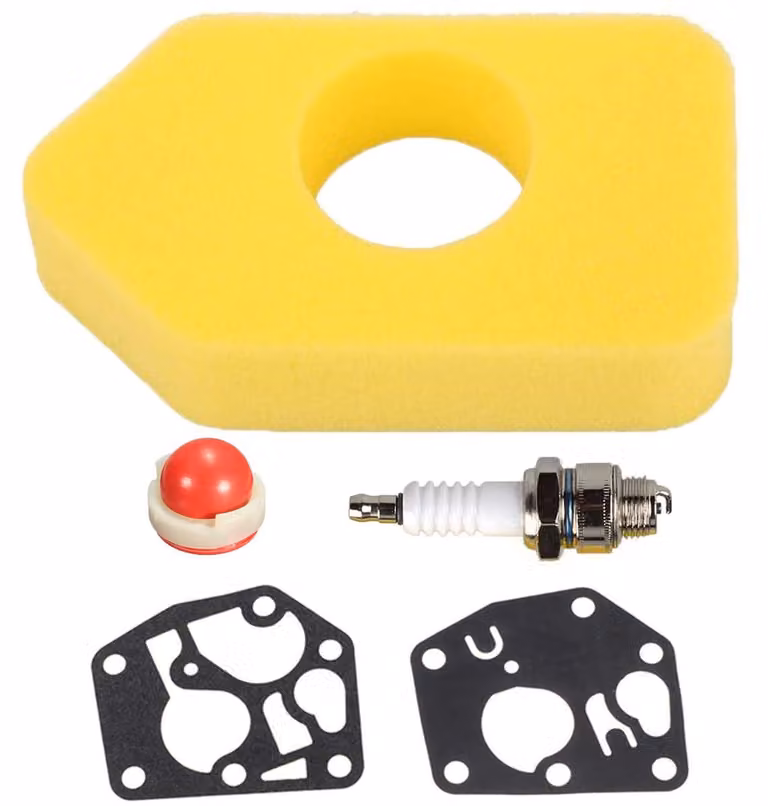 Kit di guarnizioni per filtro dell'aria e carburatore – Ricambi per motori Briggs & Stratton da 3,5-4,5 cavalli – Codice: WA-NL-002-1