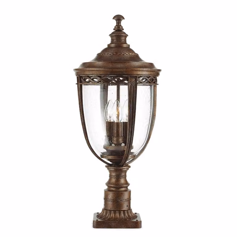 Lampada da terra 63 cm English Bridle 3xE14 bronzo britannico Feiss FE-EB3-L-BRB