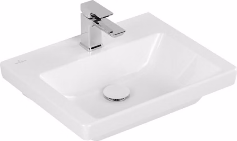 Villeroy & Boch Subway 3.0 lave-mains, 1 trou pour robinet, sans trop-plein, 500x400mm, 4370FGR1, 4370FGR1