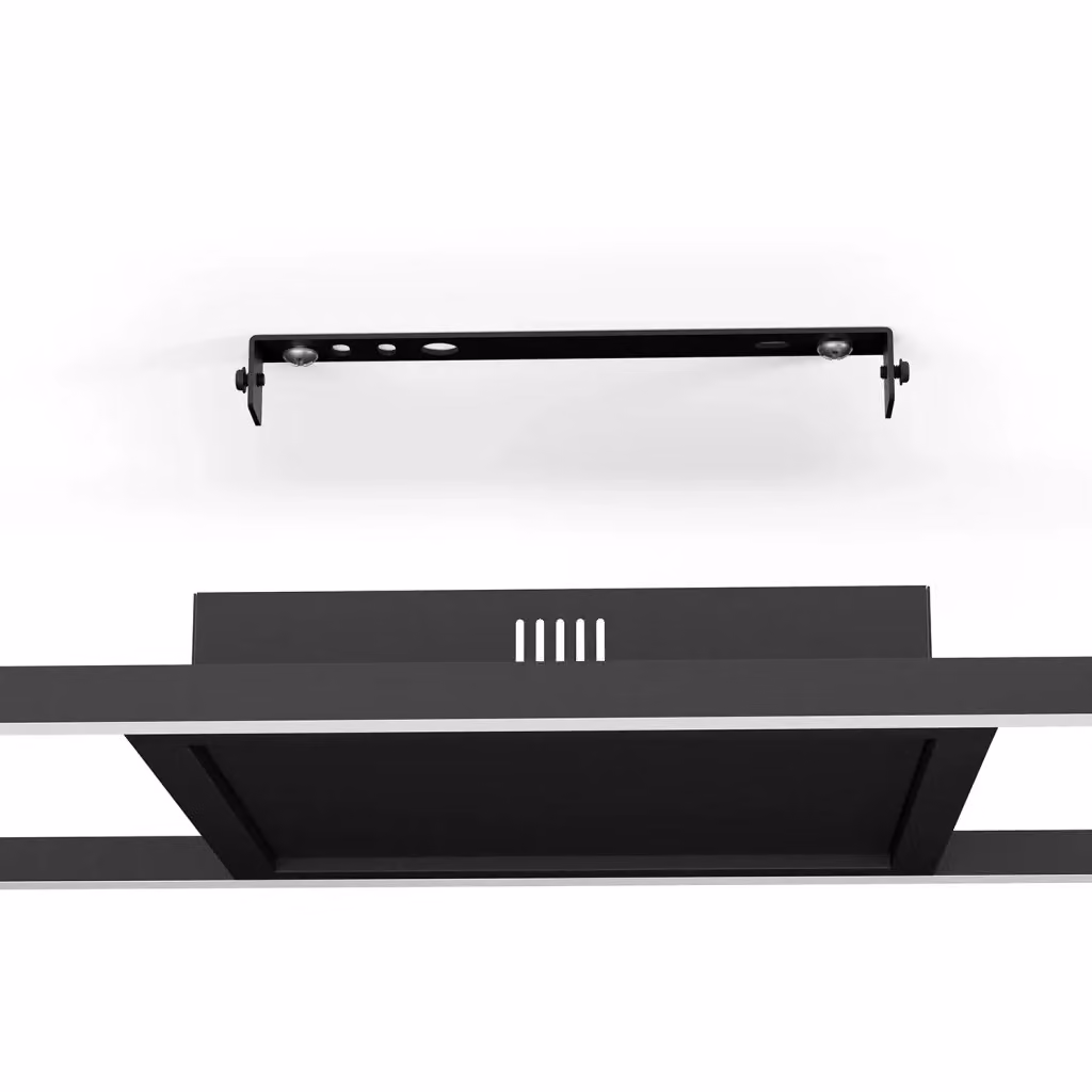 Plafoniera Moderna Eglo Calagrano-Z in Alluminio Nero con Luce LED Integrata 21W – 2