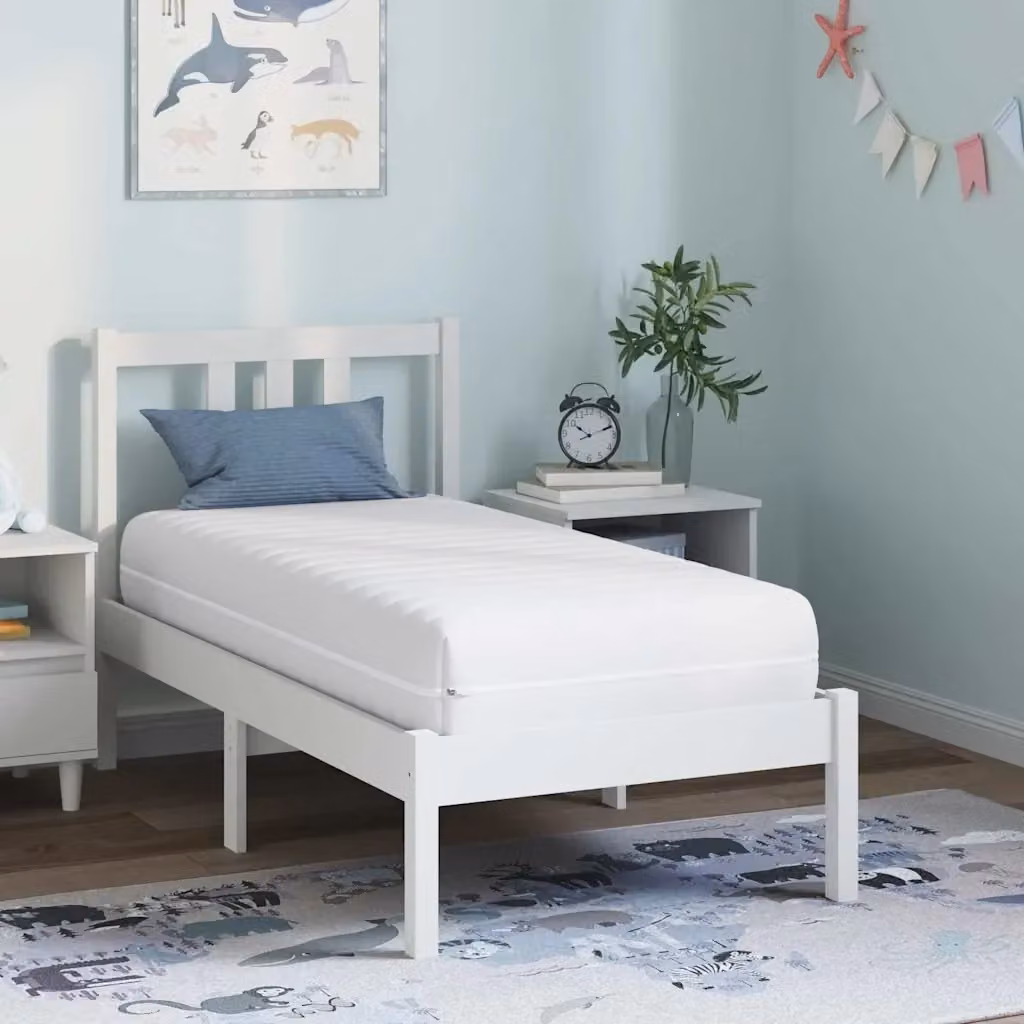 Materasso Ibrido Bianco per Bambini L: 120 cm, P: 60 cm, H: 20 cm – 2