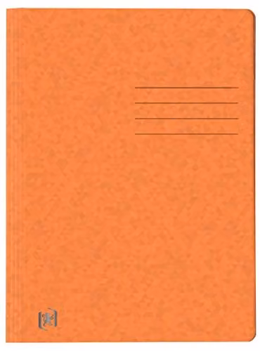 Oxford Cartellina portadocumenti formato A4, in cartone, 25 pezzi, colore: arancione