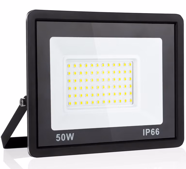 Faretto LED da esterno, 50 W, 6000 K, 5400 lumen, confezione da 1 pezzo