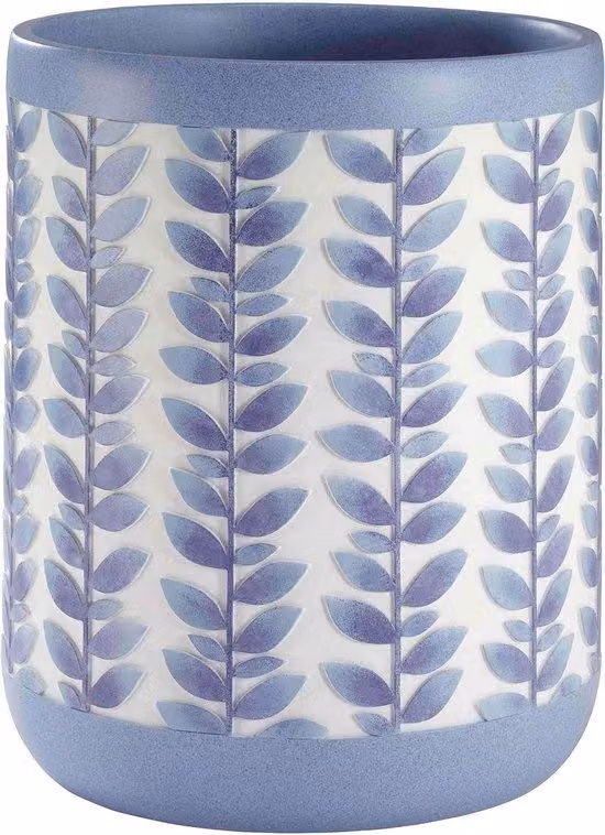 Cestino da bagno - Vaso igienico - Forma cilindrica - 6,3 litri - Blu