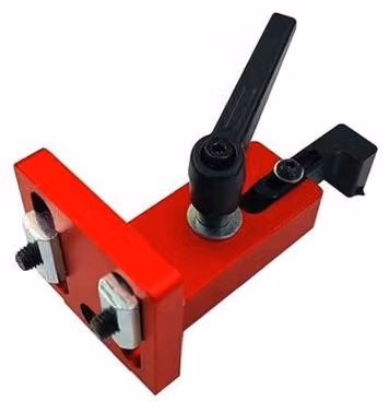Troncatrice angolare in alluminio per lavorazione del legno - Design ergonomico - Facile da usare - Fermo di supporto