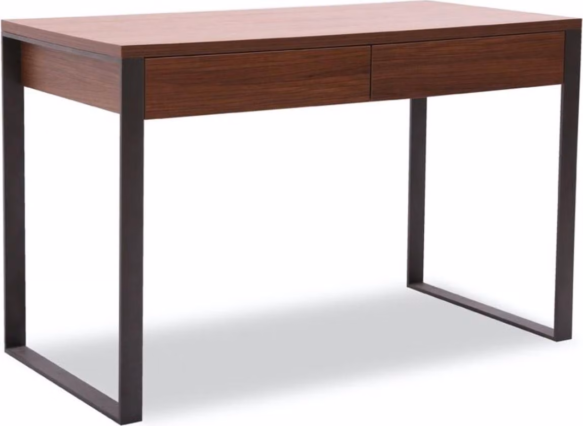 Scrivania Casa Padrino 120 x 60 x H. 78 cm - Vari colori - Scrivania moderna con 2 cassetti e gambe in acciaio verniciato a polvere