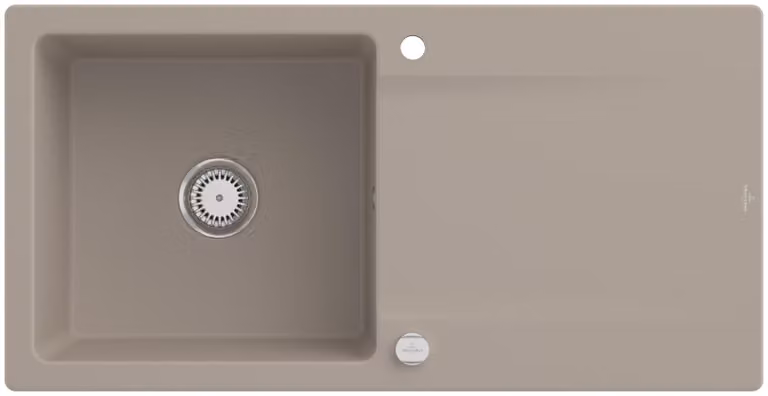 V&B lavello Siluet 60 m scarico, rd m eccentrico, mandorla
