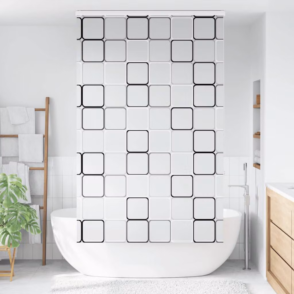 vidaXL Tenda a Rullo Doccia con Cassonetto 120x240cm Larghezza Tessuto