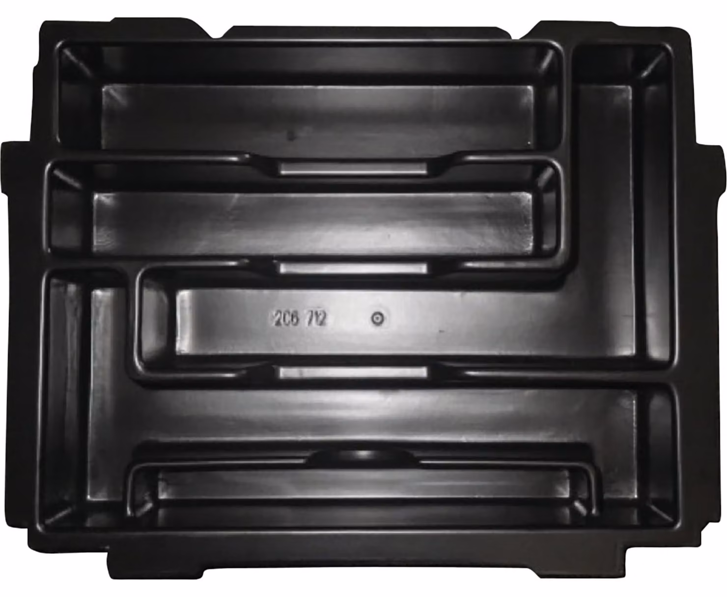 Makita P-83668, cassetta portautensili, nero, 388 mm, 283 mm, 64 mm