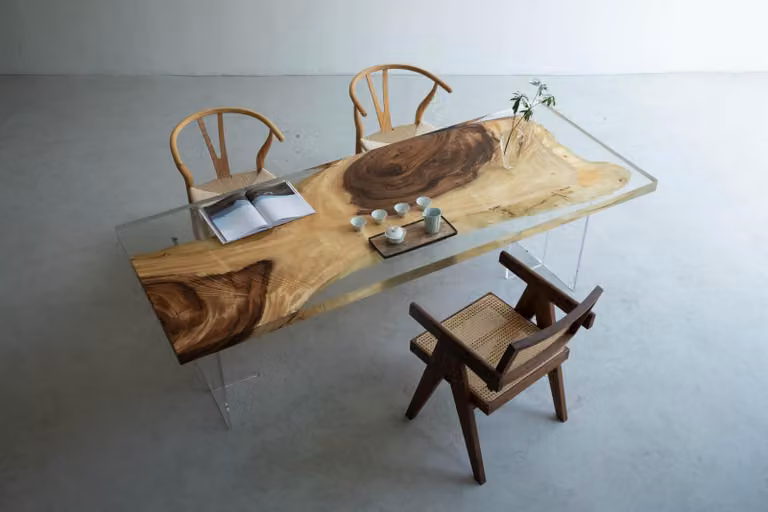 Epoxidharz Esstisch River Table Massiv Tische 200x90 Flusstisch Echtes Holz