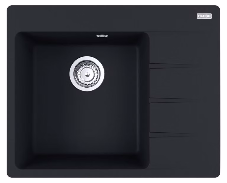 Lavello FRANKE CNG 611-62 ONYX Vasca a sinistra con comando eccentrico / Dimensioni del foro 600 x 480 mm R15 / Lavello in granito