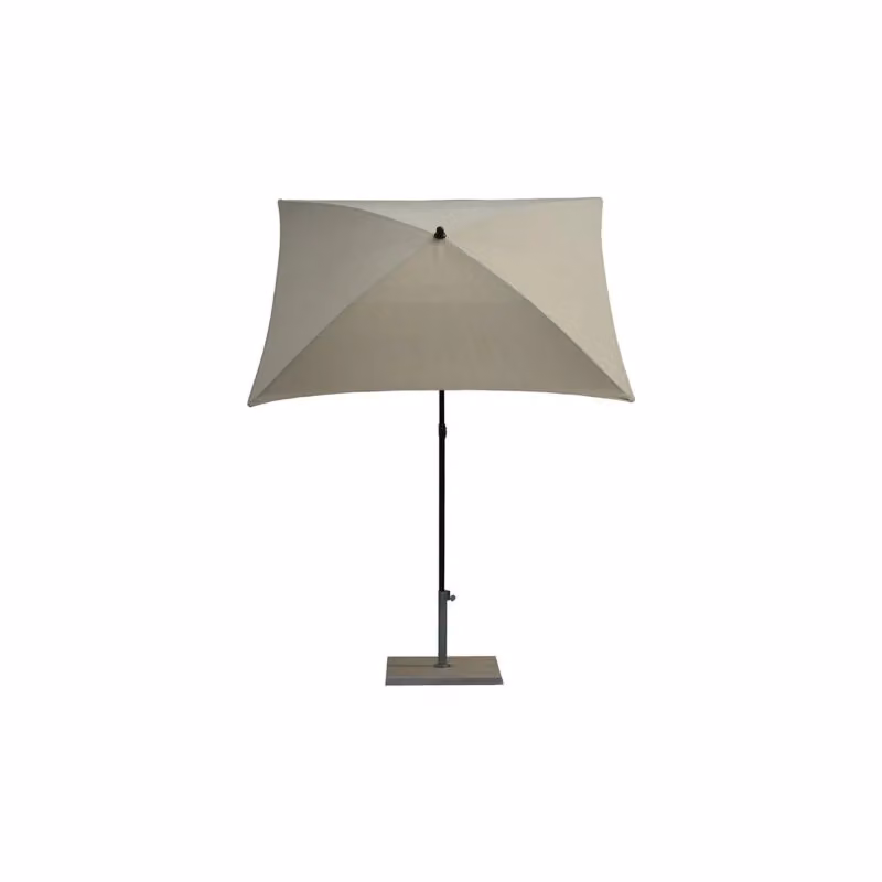 Ombrellone con palo centrale MAFFEI Made in Italy in colore beige con struttura in acciaio e copertura in poliestere L/P: 155 x 155 cm – 2