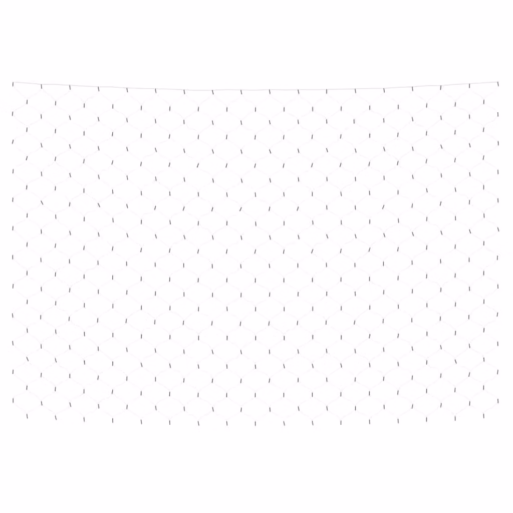 Luci di Natale Rete Bianco Caldo 3x2m 204 LED Interni Esterni