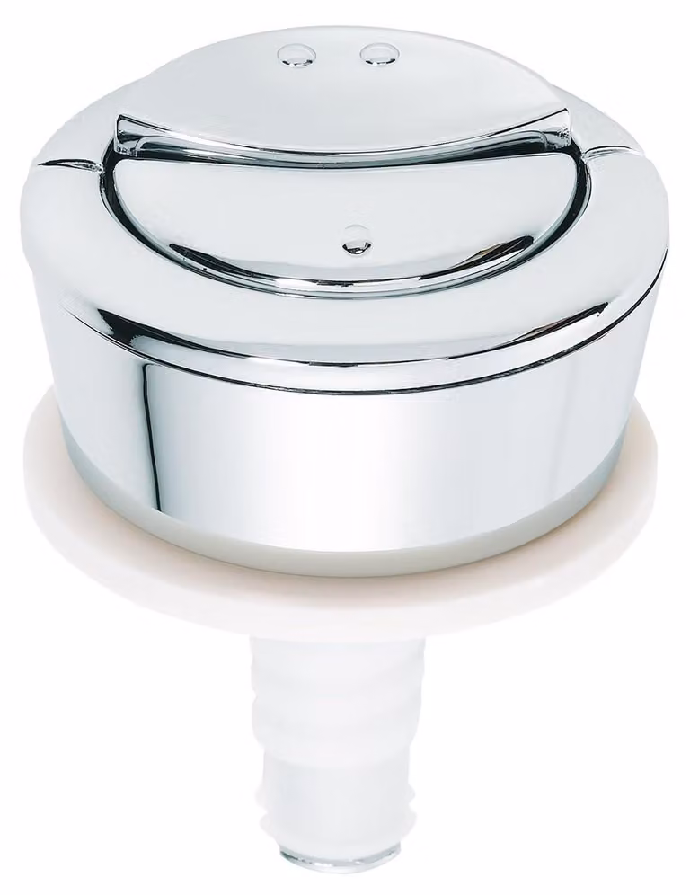 WIRQUIN Pulsante doppio cromato per WC