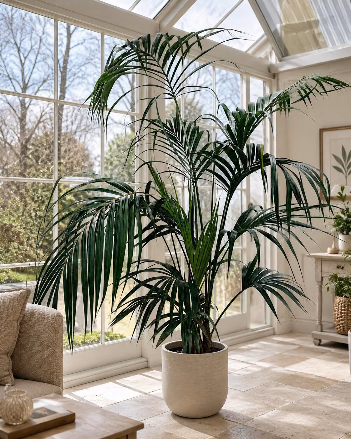 Palma Kentia XXL fino a 220 cm – Howea forsteriana, palma da appartamento, grande palma da interno, palma da salotto, facile da curare
