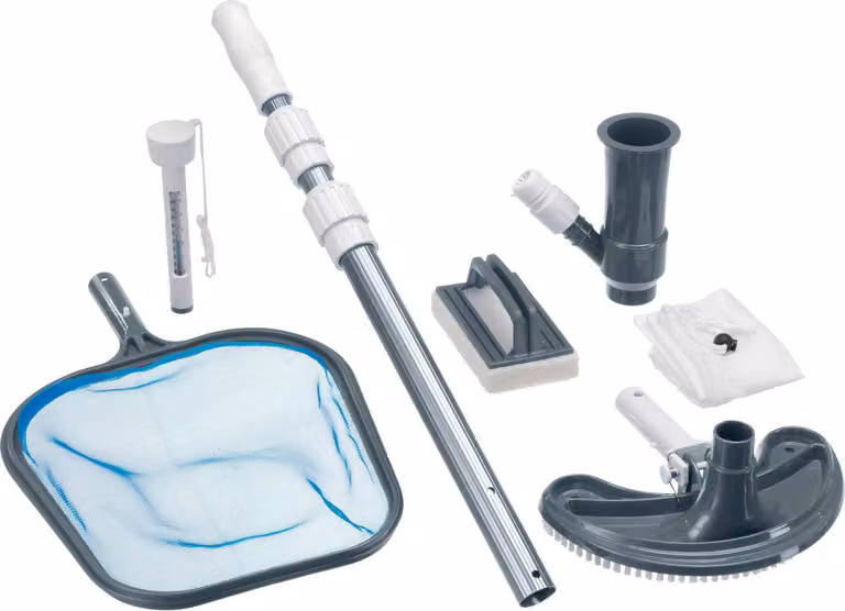 Set base per la cura della piscina