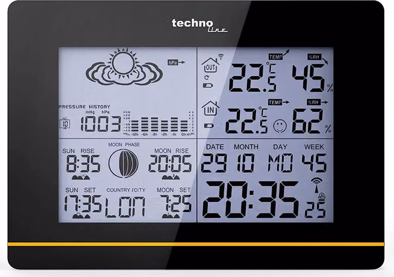 WS 6750 - Moderna stazione meteo con funzione di allarme