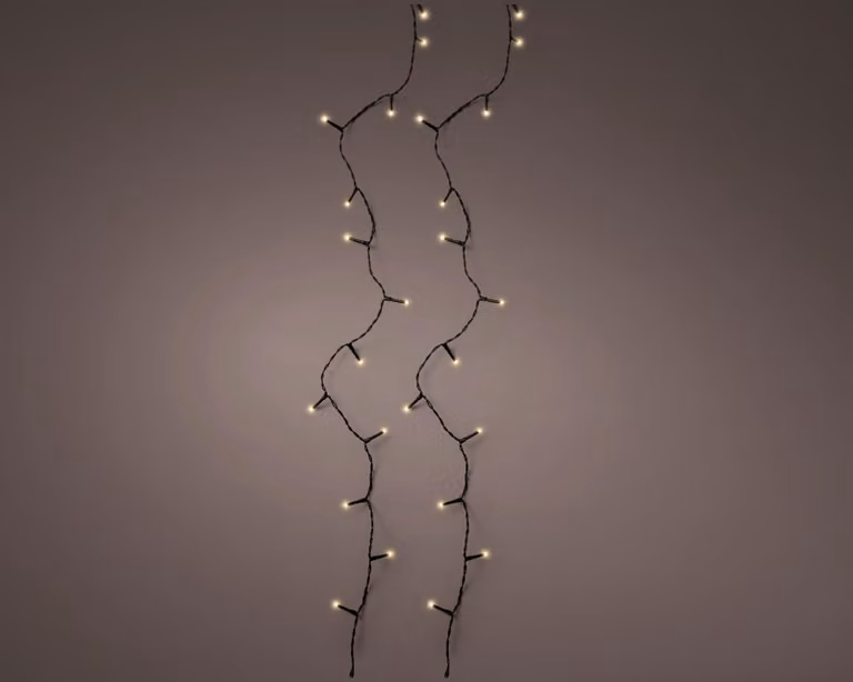 Luci di Natale a LED per esterni 18M - 240 LED (2700K) - IP44 - Dimmerabile - Timer