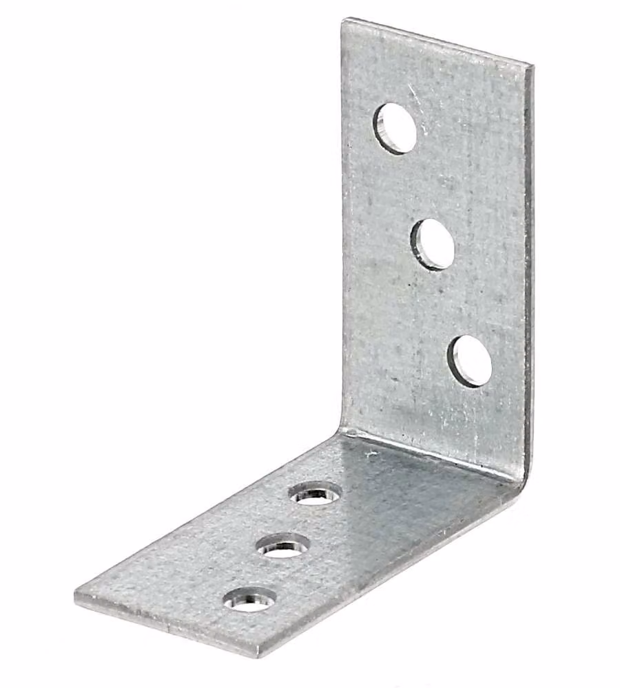 Alberts Piastra angolare giunzione zincata 40x40x20mm con 6 fori