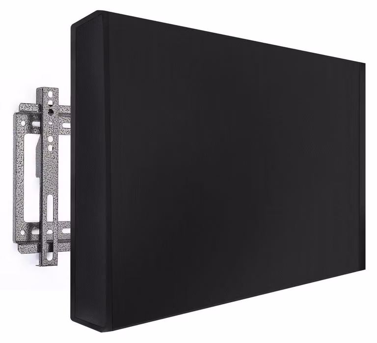 Copertura per TV da esterno, resistente agli agenti atmosferici, universale, colore nero, per schermi da 40-42 pollici, dimensioni 107x67x14 cm