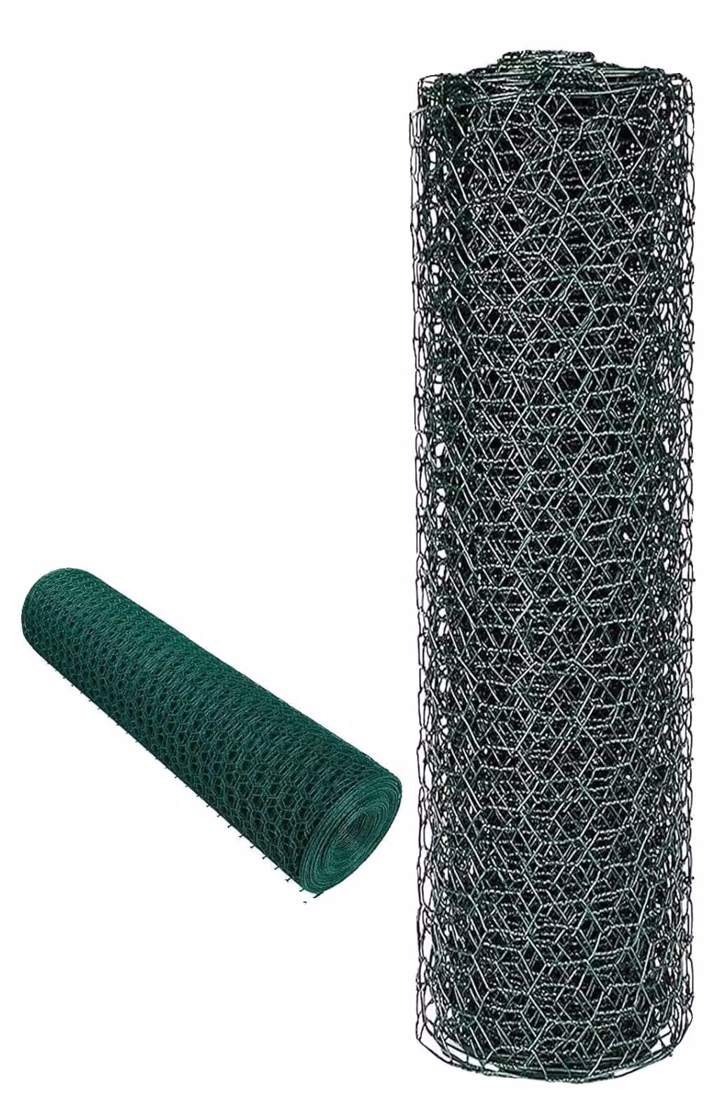 Recinzione a rete esagonale, lunghezza 25 metri, altezza 1 metro, maglia da 25 mm, filo di diametro 0,7 mm, rivestita in PVC