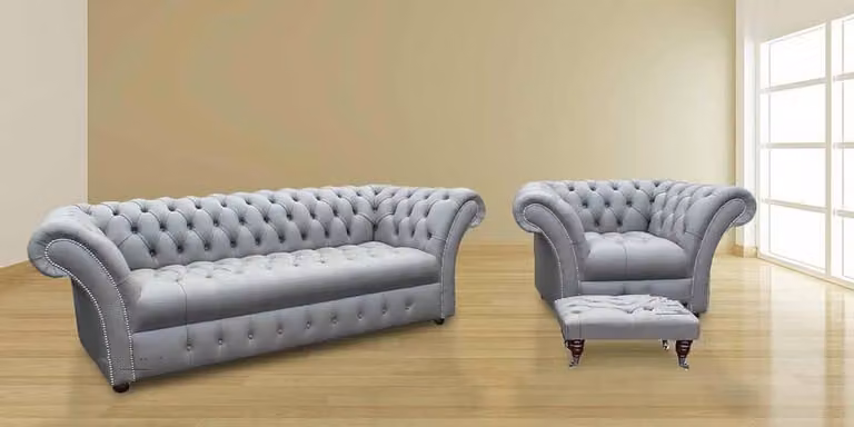 Winchester Sofagarnitur Set Polster Sitz Sofa Chesterfield Garnitur