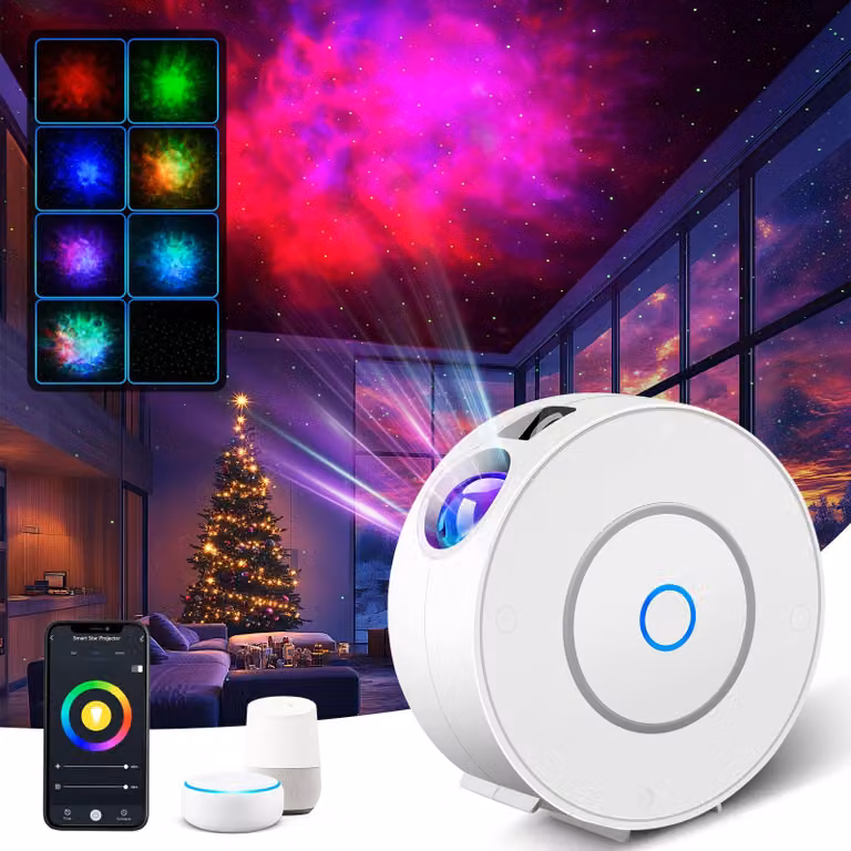 Proiettore cielo stellato Fitfasting 3 in 1, lampada da notte a LED