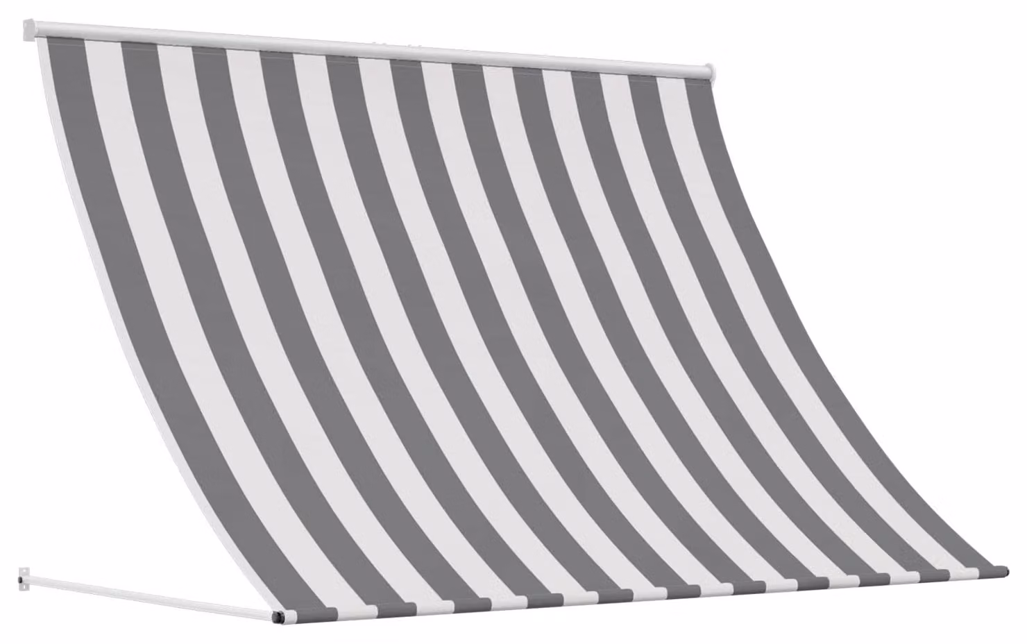 Maison Exclusive - Tenda da sole antracite e bianca 350 x 150 cm