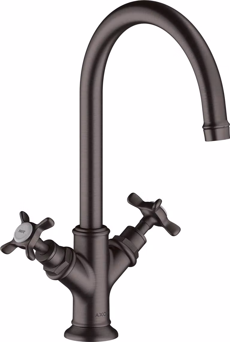 hansgrohe AXOR Montreux mitigeur lavabo à deux poignées 210, sans vidage escamotable, 16506340, 16506340