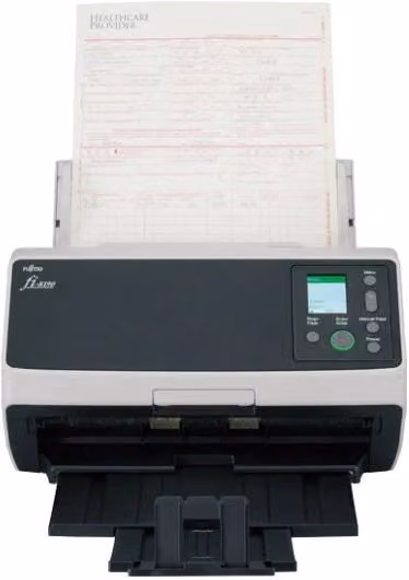 Scanner Ricoh fi-8190 ad alimentazione manuale A4, 600 x 600 dpi, nero e grigio – 1