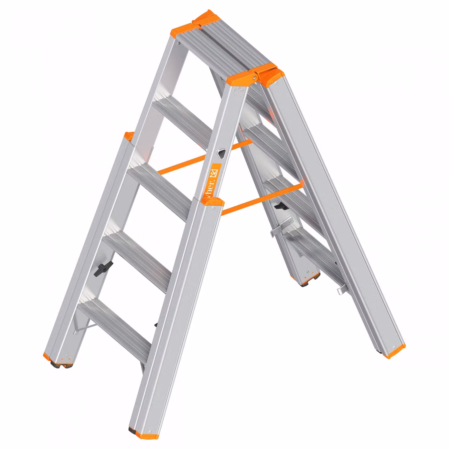 Layher Topic 1062 Scala a pioli con 6 gradini 2,95 m AH